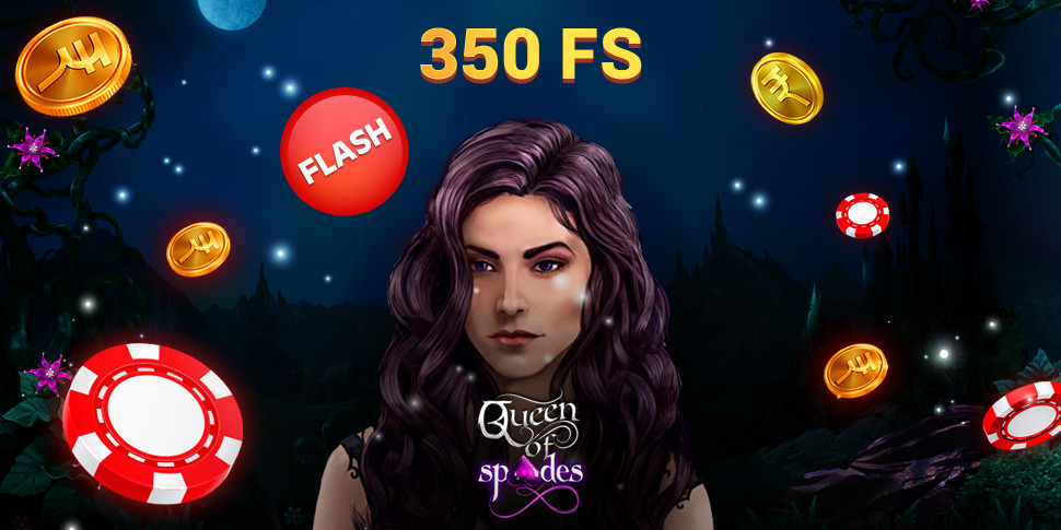 [FLASH] 350 Free Spins in Queen of Spades